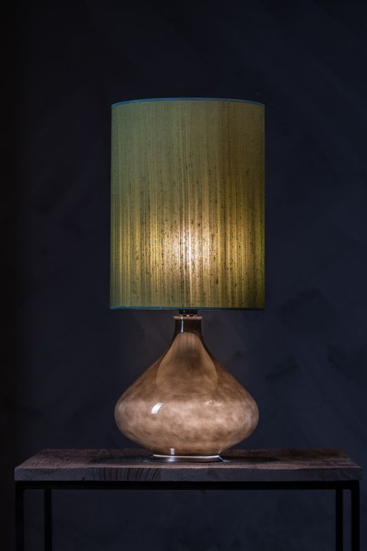 Flavia Negra, Seda Verde Olivia H 70cm