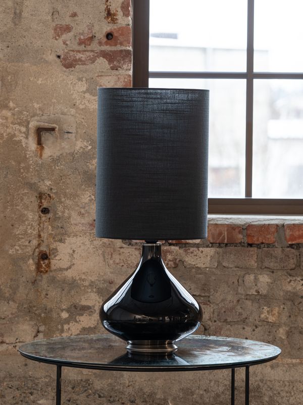 Flavia negra, Lino negra, H 70cm
