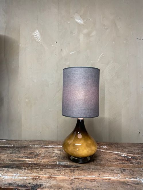 Hovedbilde Flavia negra mini, Gråbrun lin, H 48cm